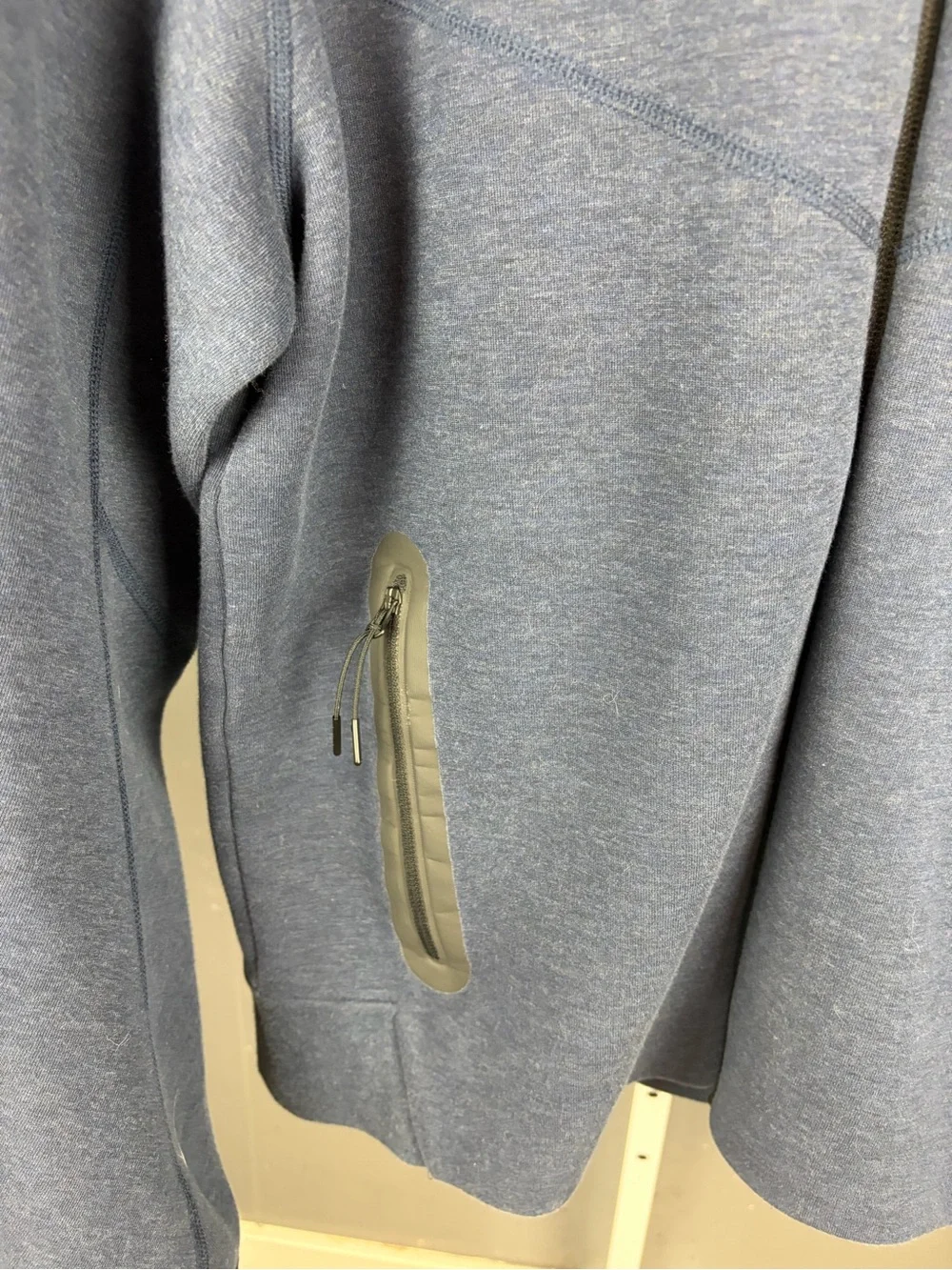 Nike Heather Navy Full-Zip Hoodie